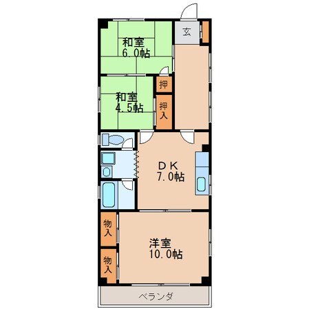 伊藤ビルの物件間取画像